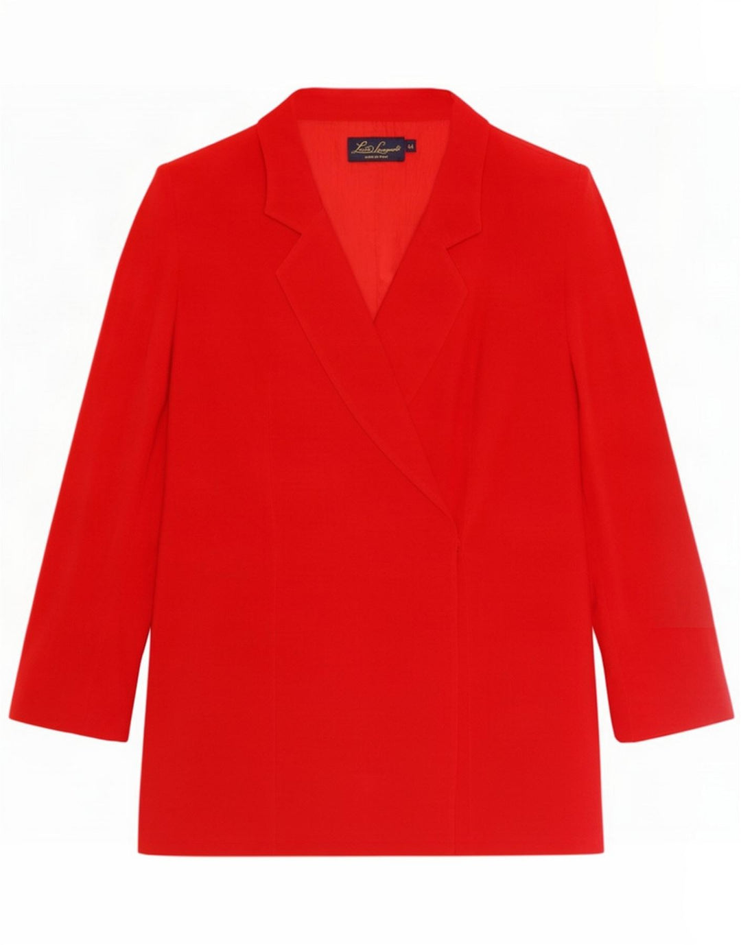 Luisa Spagnoli ženska dugačka otvorena jakna IT 44 Medium Red Acetate