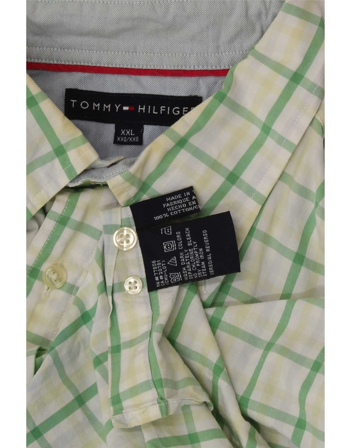 Tommy Hilfiger muška košulja 2XL zeleni karirani pamuk