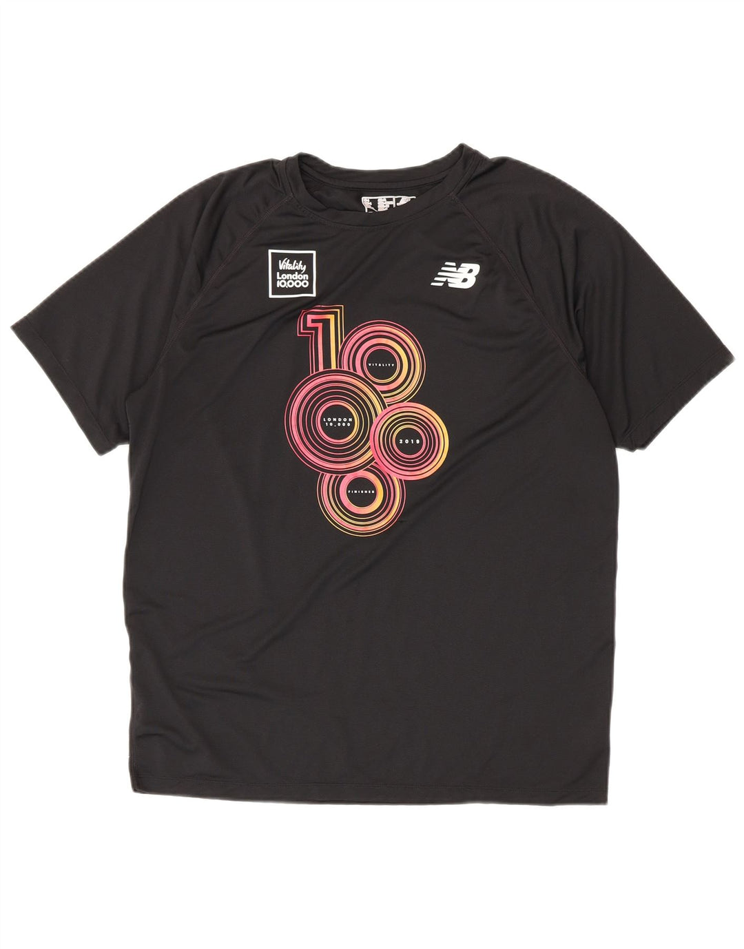 New Balance muška majica s grafičkim motivima, veliki crni poliester
