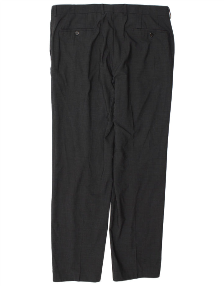 Hugo Boss muške hlače ravnog odijela W38 L34 sive