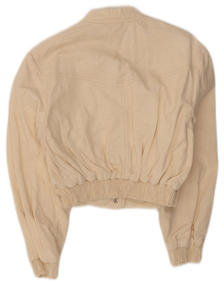 Zara ženska bomber jakna UK 10 Small Off White
