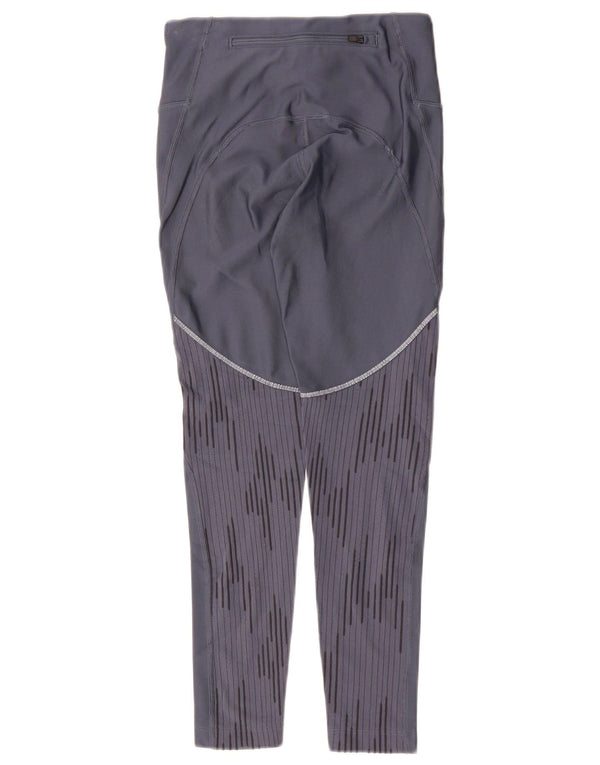 Under Armour ženske tajice Heat Gear Crop Leggings UK 8 Male tamnoplave pruge