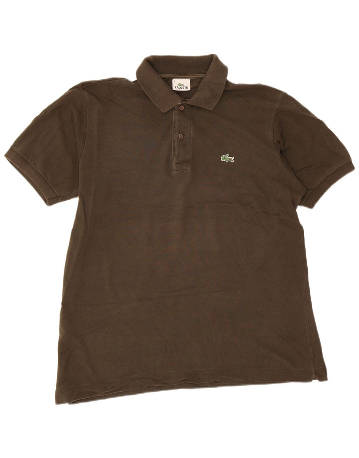 Lacoste muška polo majica veličine 4, srednji kaki pamuk