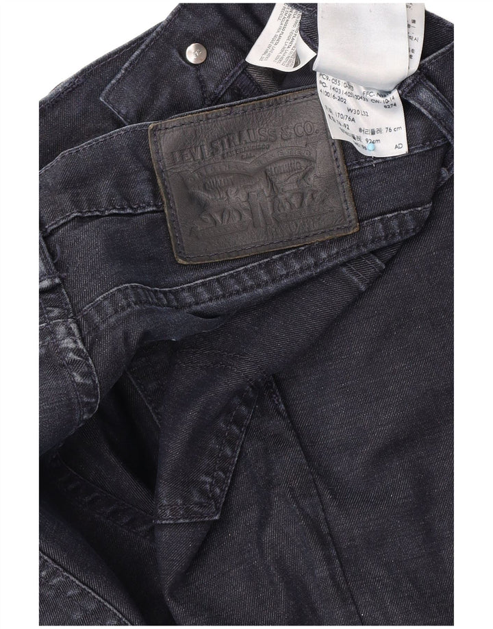 Levi's muške uske traperice W30 L32 tamnoplavi pamuk