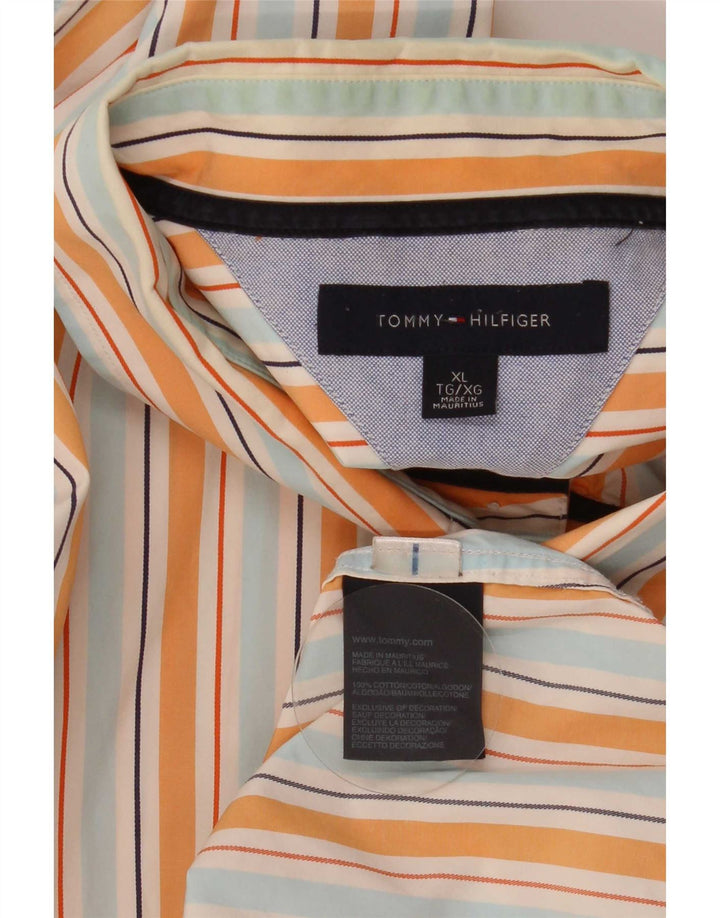 Tommy Hilfiger muška košulja XL pamuk na višebojne pruge
