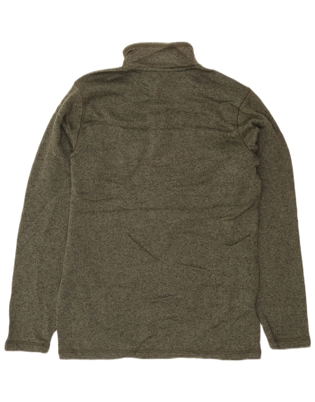 Eddie Bauer Muška dukserica s dugmadima i dugmadima Srednji kaki s flekama