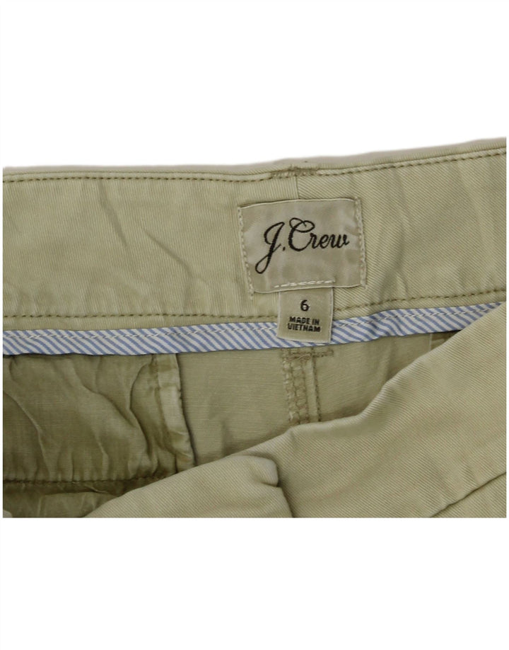 J. Crew Ženske chino kratke hlače US 6 srednje W30 Kaki pamuk