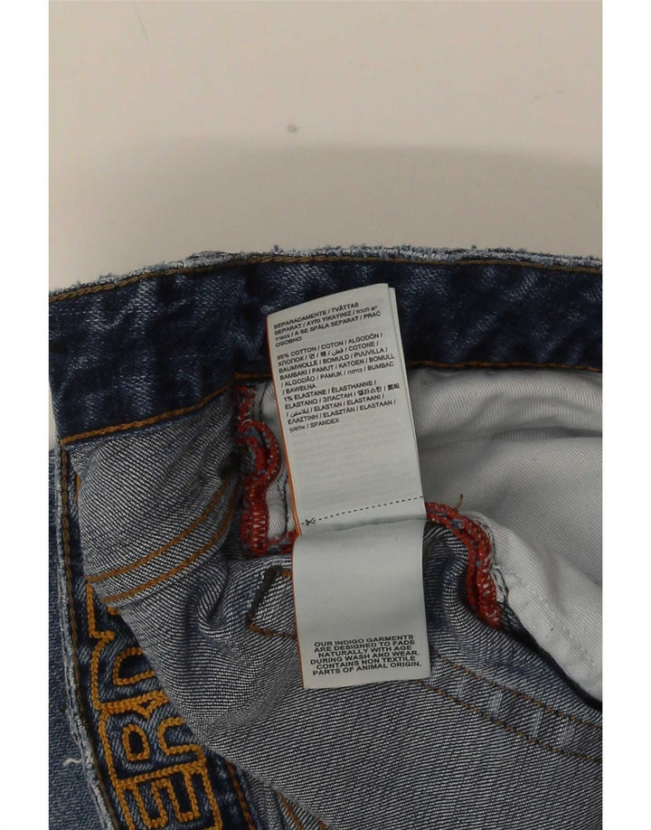 Superdry muške ravne traperice W34 L29 plavi pamuk