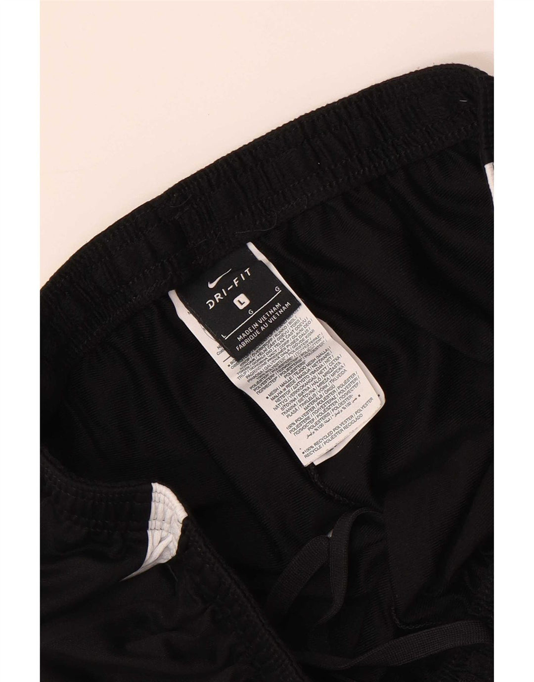 Nike muške hlače za trenirku Dri Fit Large Black Colourblock Poliester