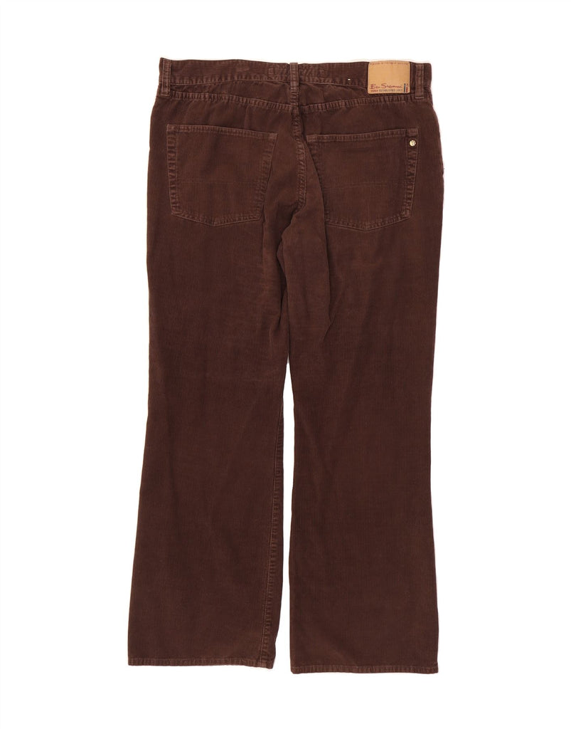BEN SHERMAN Womens Bootcut Corduroy Trousers W38 L32 Brown Cotton Vintage Ben Sherman and Second-Hand Ben Sherman from Messina Hembry 