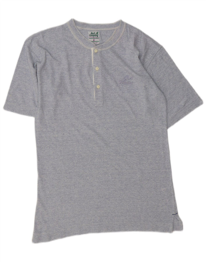 BEST COMPANY Muška polo majica Velika plava pamuk