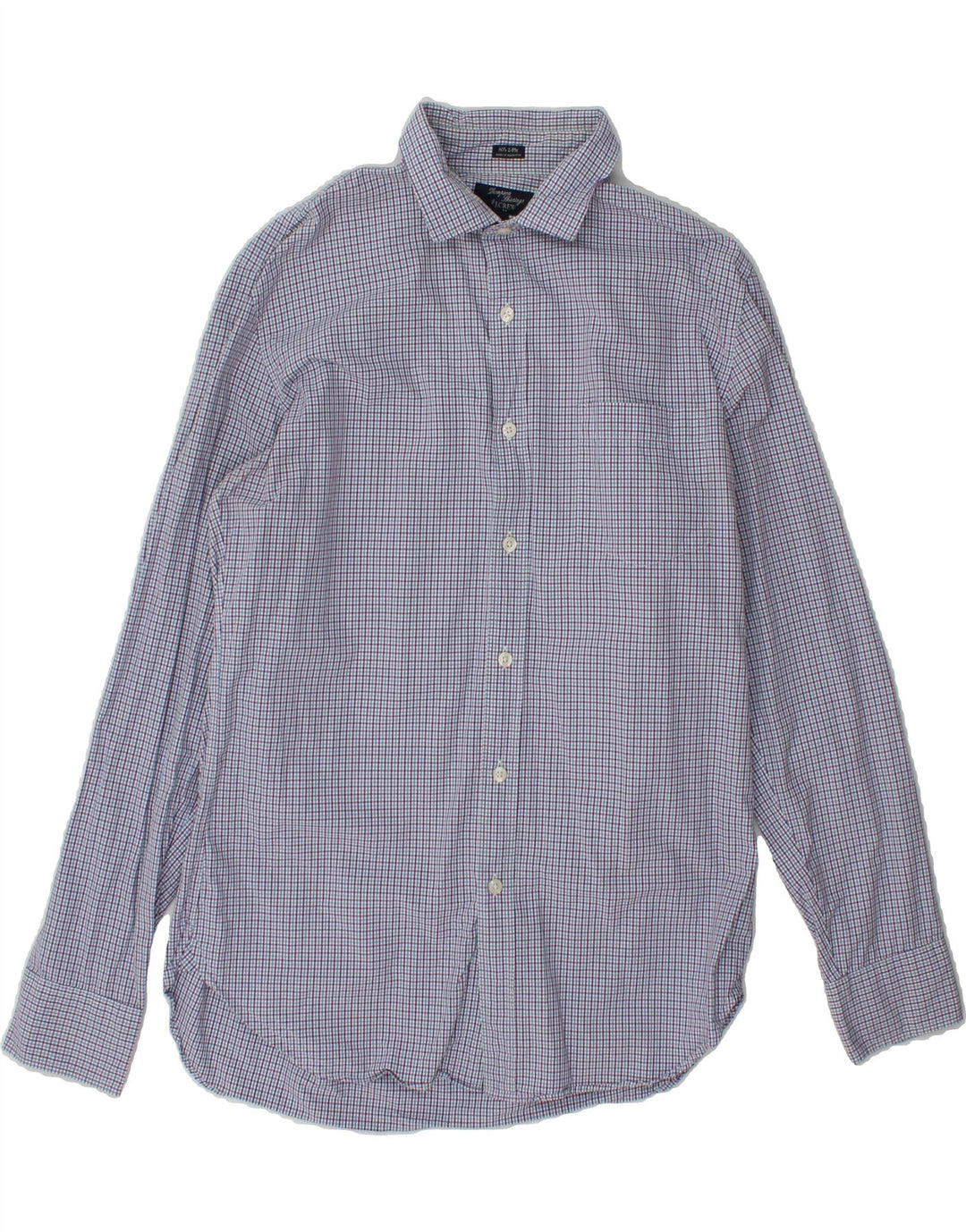 J. CREW Mens Thompson Shirt Size 16 16 1/2 Large Blue Check Vintage J. Crew and Second-Hand J. Crew from Messina Hembry 