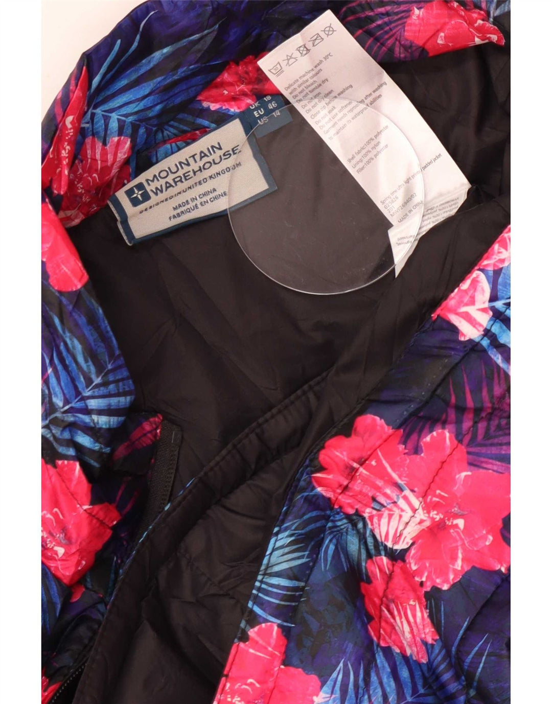 Mountain Warehouse Ženska podstavljena jakna UK 18 XL Višebojni cvjetni