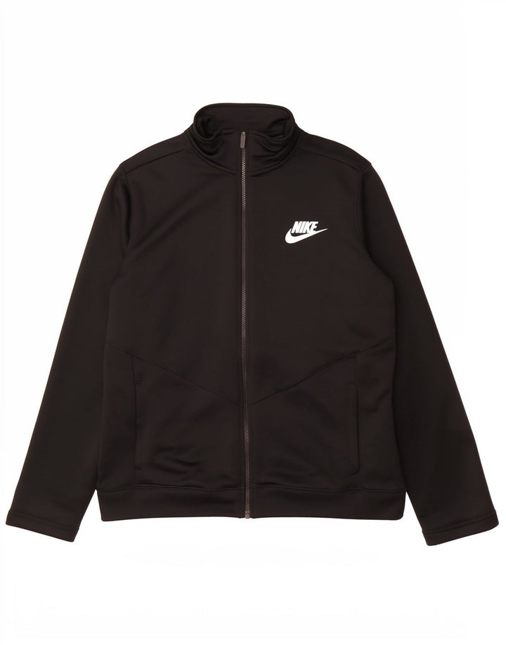 Nike Boys Trenirka Gornja jakna 13-14 godina XL crni poliester