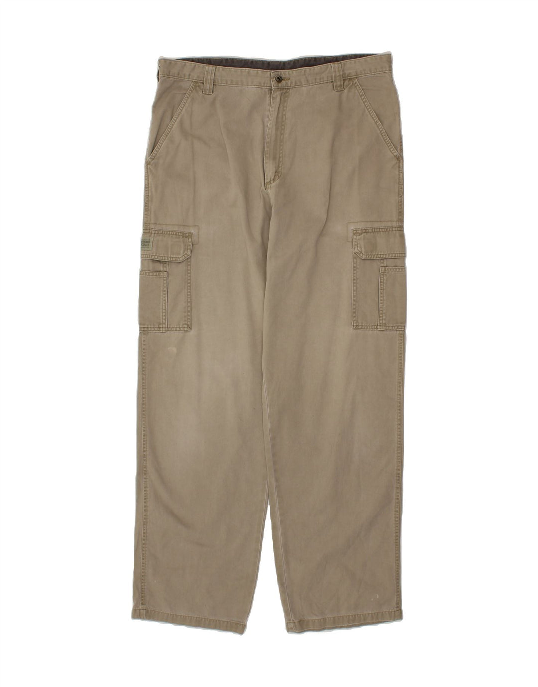 WRANGLER Boys Straight Cargo Trousers 9-10 Years W26 L24 Khaki Vintage Wrangler and Second-Hand Wrangler from Messina Hembry 