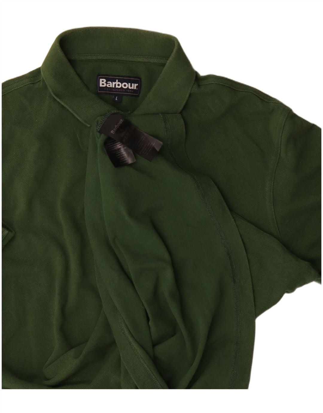 Barbour muška polo majica Large Green Cotton