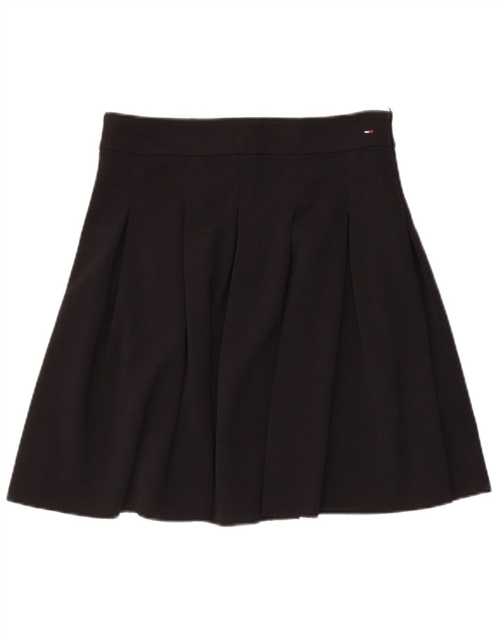Tommy Hilfiger ženska mini plisirana suknja srednje veličine W28 crni poliester