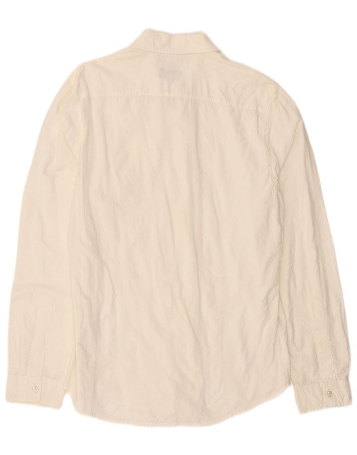 Armani Jeans muška košulja srednje bijele boje od pamuka