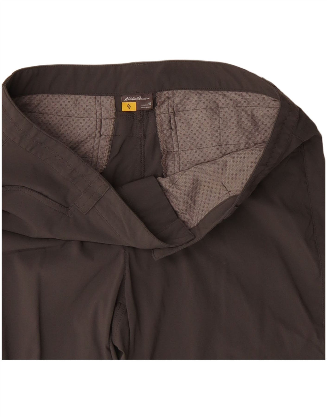 Eddie Bauer Ženske ležerne kratke hlače US 10 Large W34 sivi poliamid