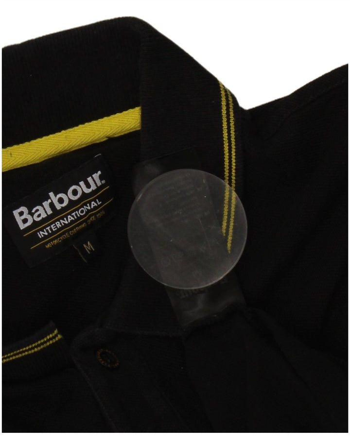 Barbour muška polo majica srednje crne pruge, pamuk