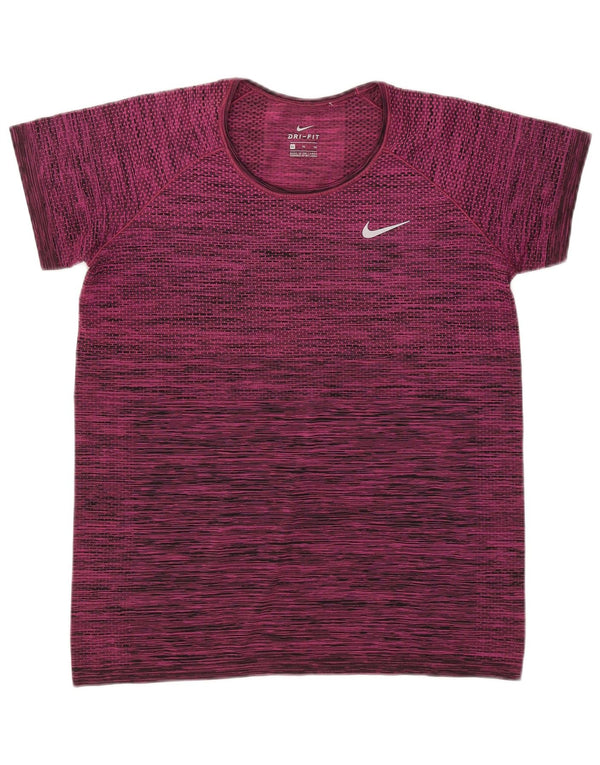 Nike Ženska Dri Fit majica kratkih rukava UK 18 XL Pink Flecked