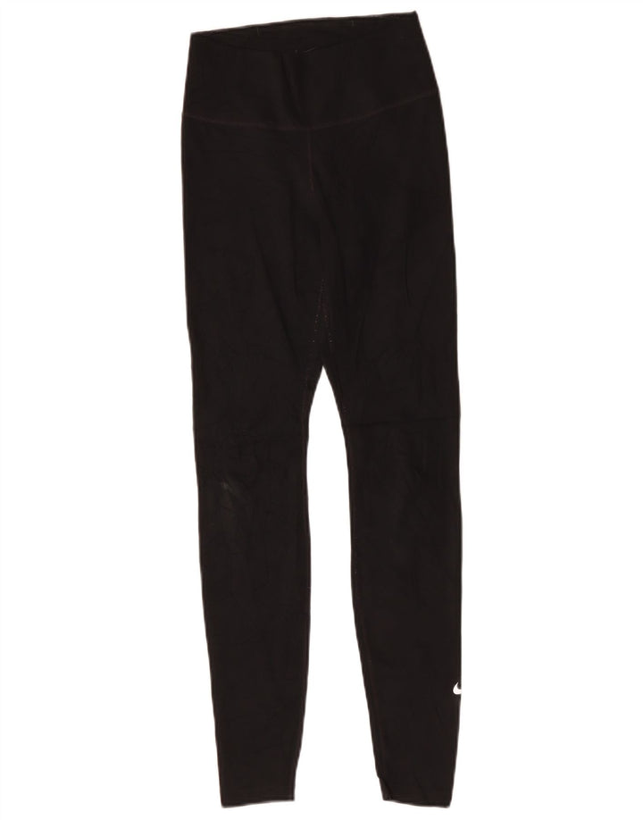 Nike ženske tajice UK 6 XS crni poliester