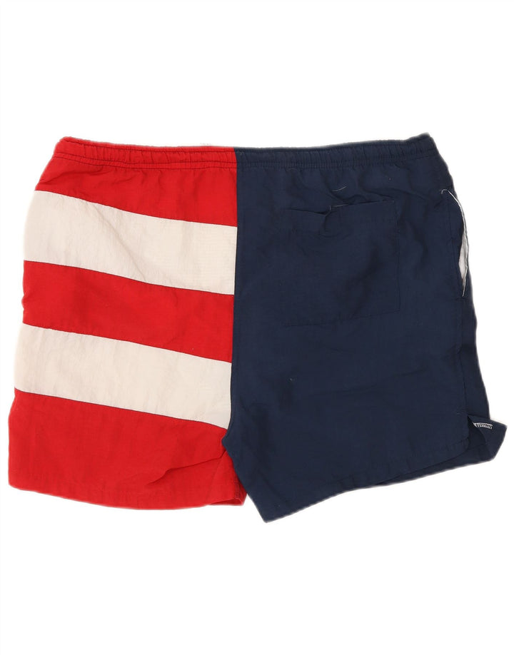 Vintage muške kratke hlače za kupanje s grafičkim motivima, srednje raznobojni najlon u boji