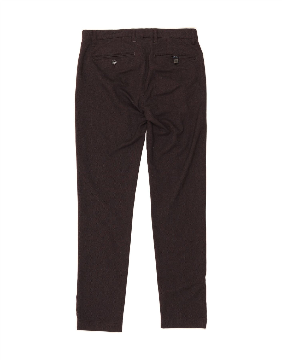 TED BAKER Mens Straight Suit Trousers W30 L30 Brown Polyester Vintage Ted Baker and Second-Hand Ted Baker from Messina Hembry 