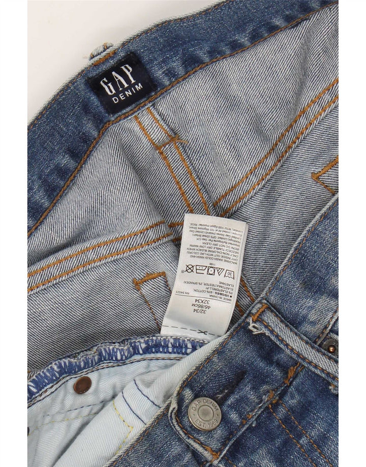 Gap Mens Slim Jeans W32 L34 Blue Cotton