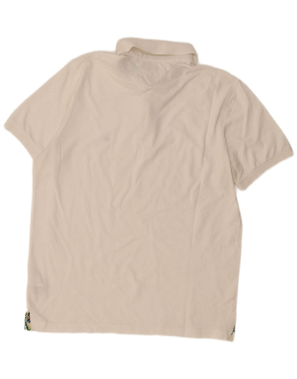 Tommy Hilfiger muška uska polo majica 2XL bijeli pamuk