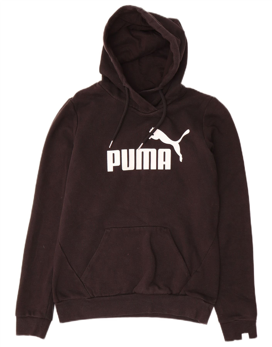 Puma ženska majica s kapuljačom s kapuljačom UK 10, mali crni poliester