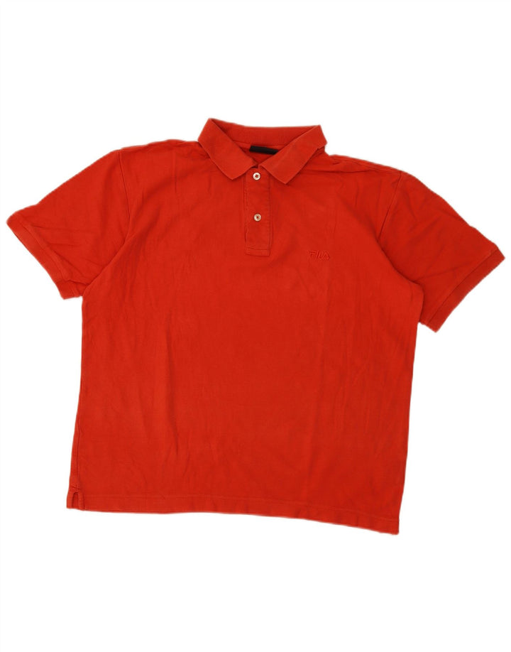 Fila muška polo majica srednje crvene boje