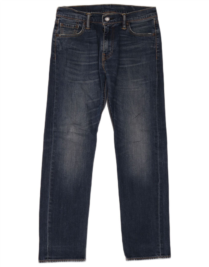 Levi's muške ravne traperice W30 L30 plavi pamuk