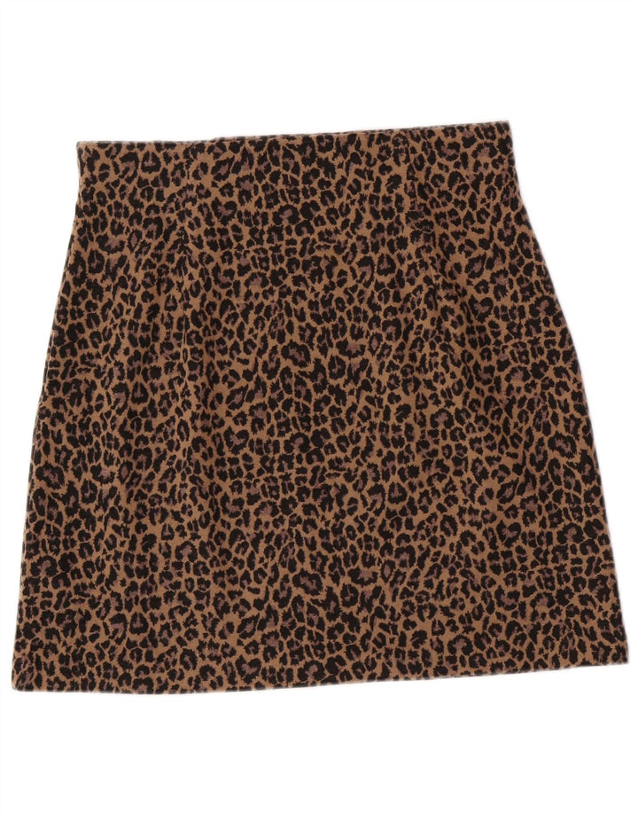 Marks & Spencer ženska mini suknja UK 12 srednje W30 smeđi leopard