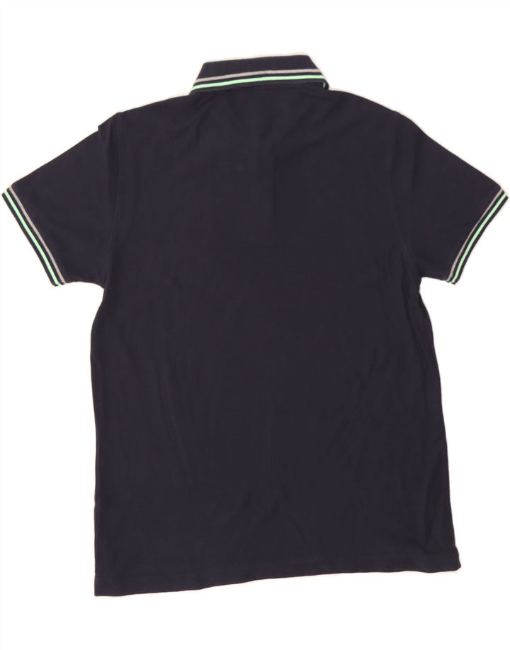 LOTTO Mens Polo Shirt Large Navy Blue Vintage Lotto and Second-Hand Lotto from Messina Hembry 