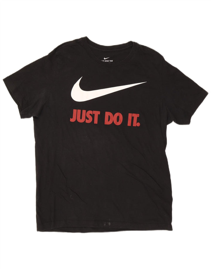 Nike muška majica s grafičkim motivima velika crna