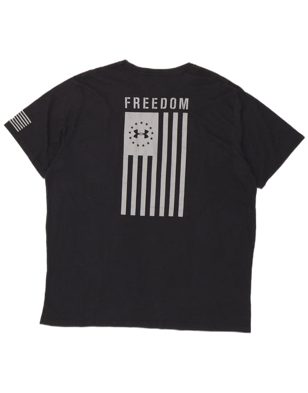 UNDER ARMOUR Muška top majica Heat Gear Graphic T-Shirt 3XL crna