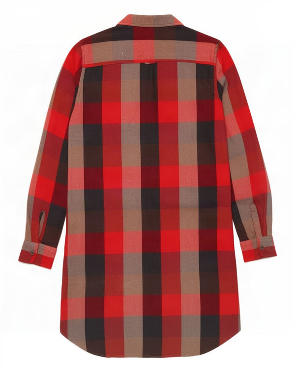 Levi's ženska košulja od flanela UK 10 Mala crvena gingham haljina
