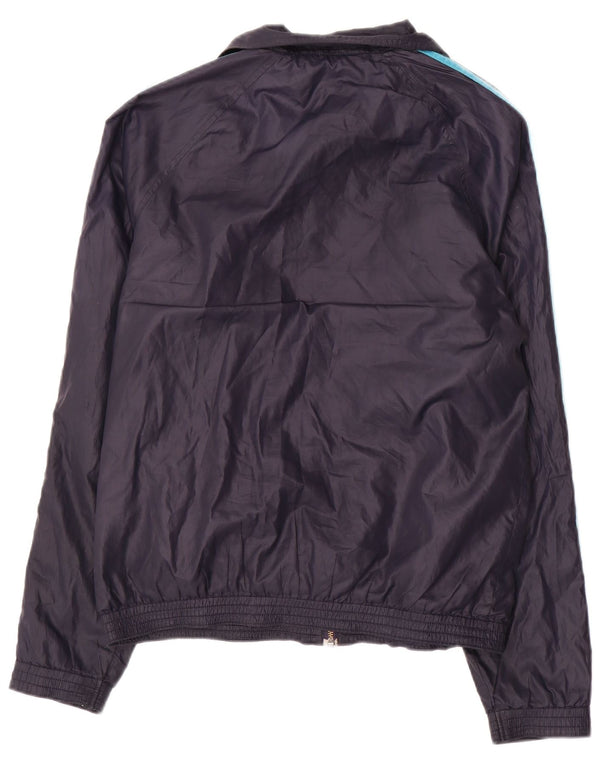 Fred Perry Mens Tracksuit Top Jacket Small Navy Blue Polyester