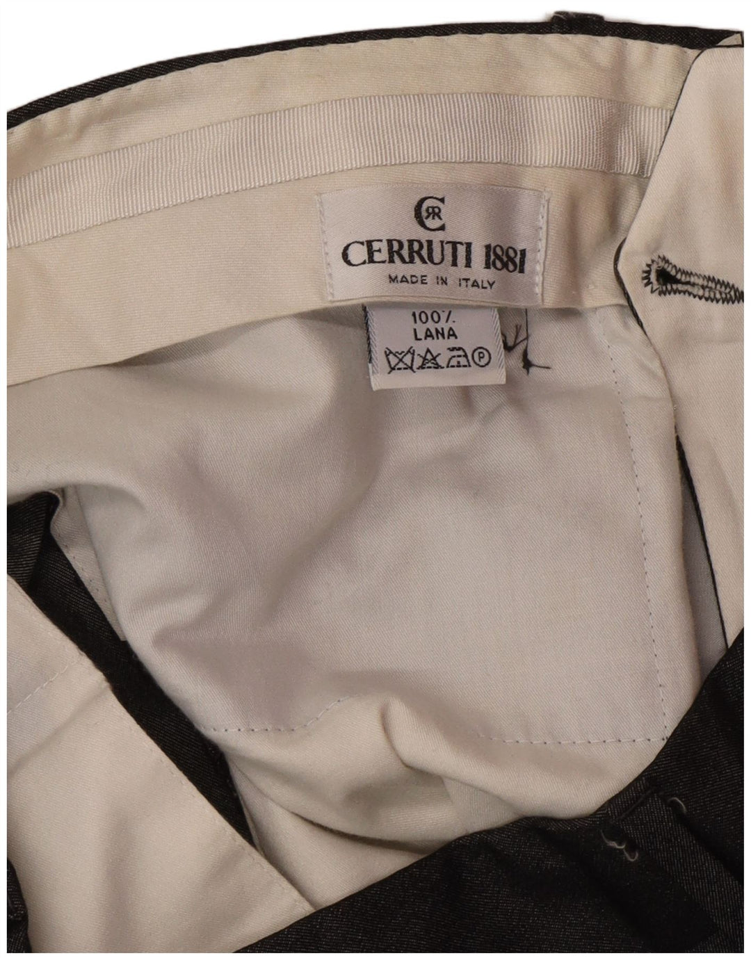 CERRUTI 1881 Muške hlače s štipaljkama IT 50 Large W32 L30 Grey Classic