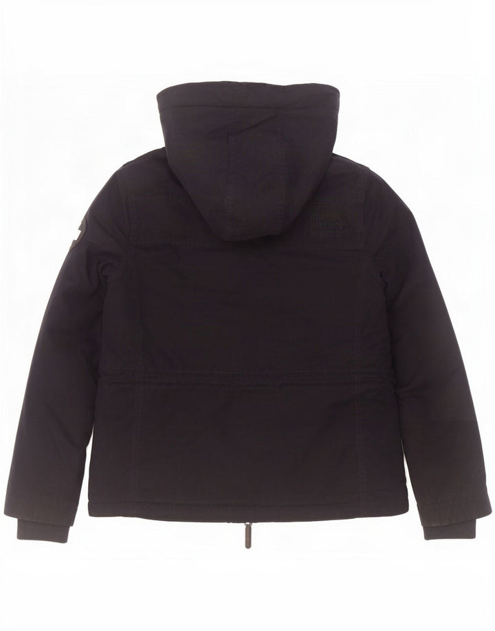 Superdry ženska jakna s kapuljačom Windparka UK 14 Srednja tamnoplava