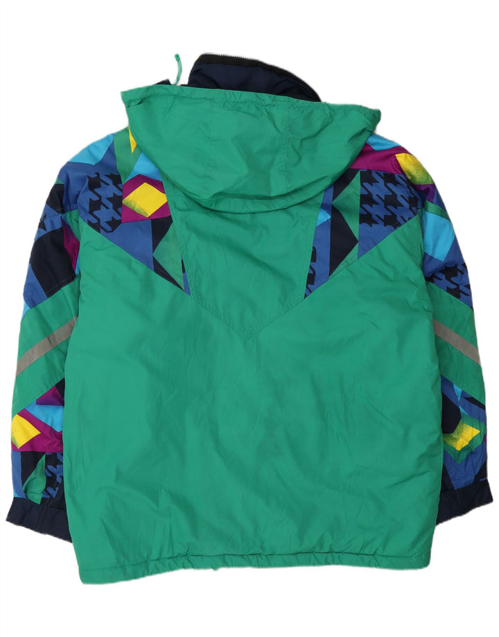 Fila muška skijaška jakna s kapuljačom IT 52 Large Green Geometric