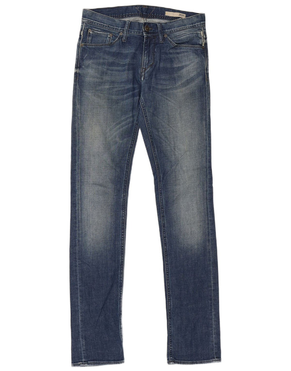 Meltin' Pot Mens Maner Super Slim traperice W30 L34 Plavi pamuk