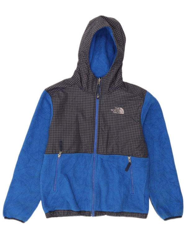 The North Face Boys flis jakna s kapuljačom 10-11 godina srednje plave boje