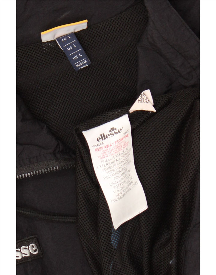 ELLESSE Ženska gornja jakna trenirke UK 16 Large Black Colourblock