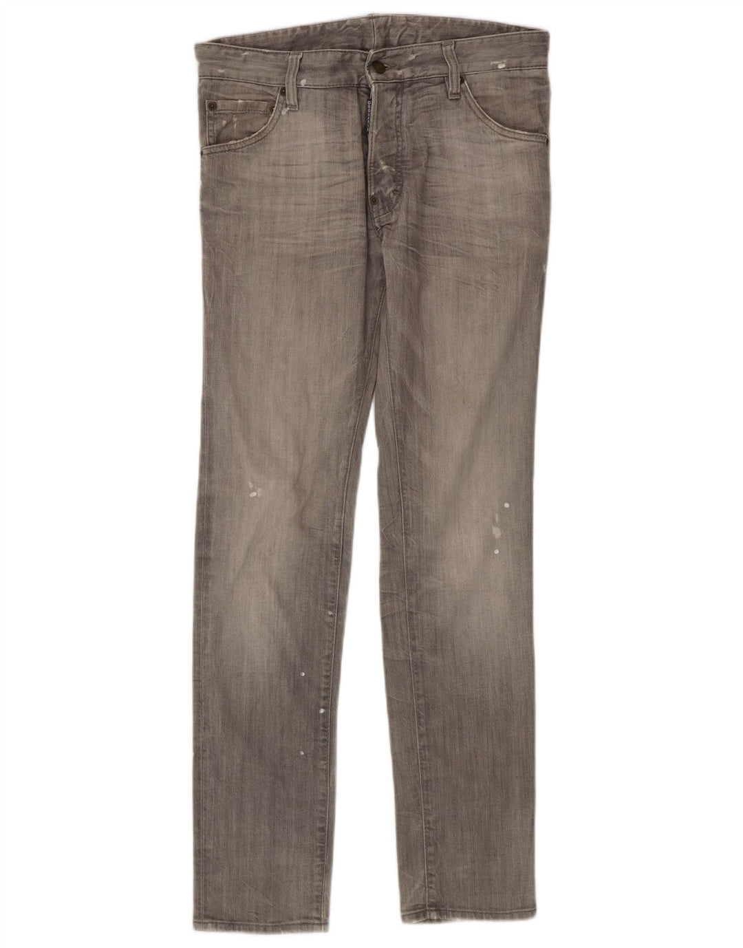 Dsquared2 muške uske traperice IT 46 male W32 L32 sive mrlje