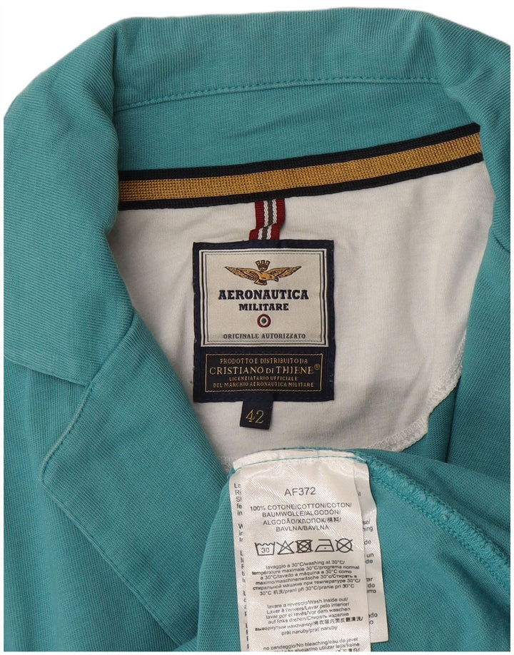 Aeronautica Militare Ženska jakna sa 2 gumba IT 42 Srednje plavi pamuk