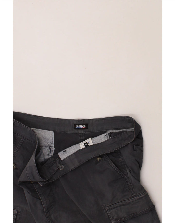 BLAUER Mens Cargo Shorts W38 XL Grey Cotton Vintage Blauer and Second-Hand Blauer from Messina Hembry 