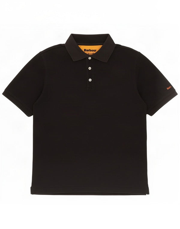 Barbour muška polo majica Medium Black Cotton