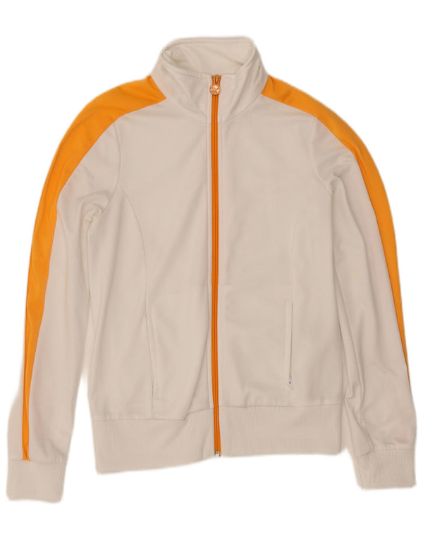 Puma ženska gornja jakna trenirke UK 12 Medium White Colourblock poliester